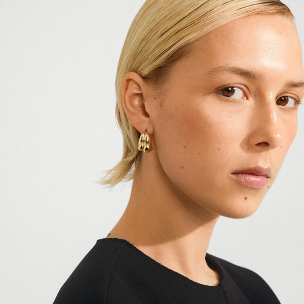 Miko Half Hoop Earrings I Gold Plated