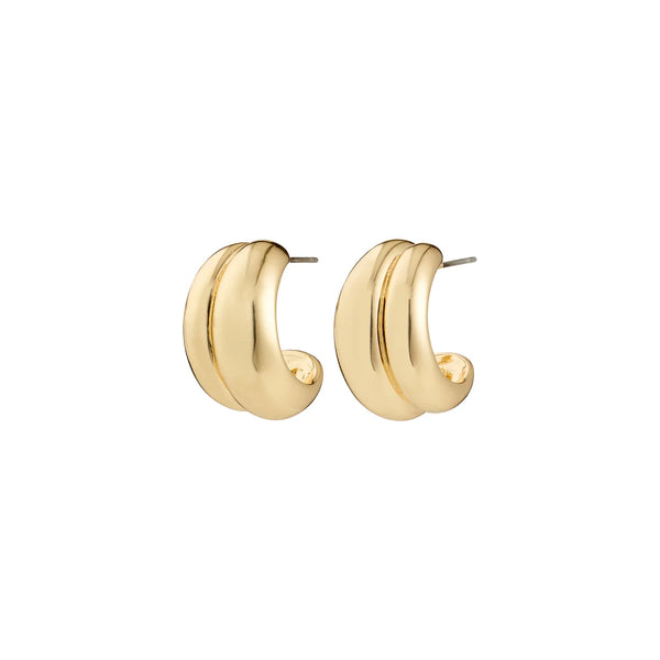 Miko Half Hoop Earrings I Gold Plated