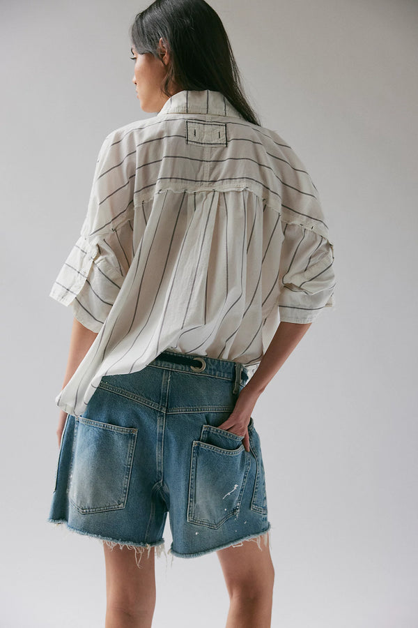 Moxie Barrel Shorts I Timeless Blue