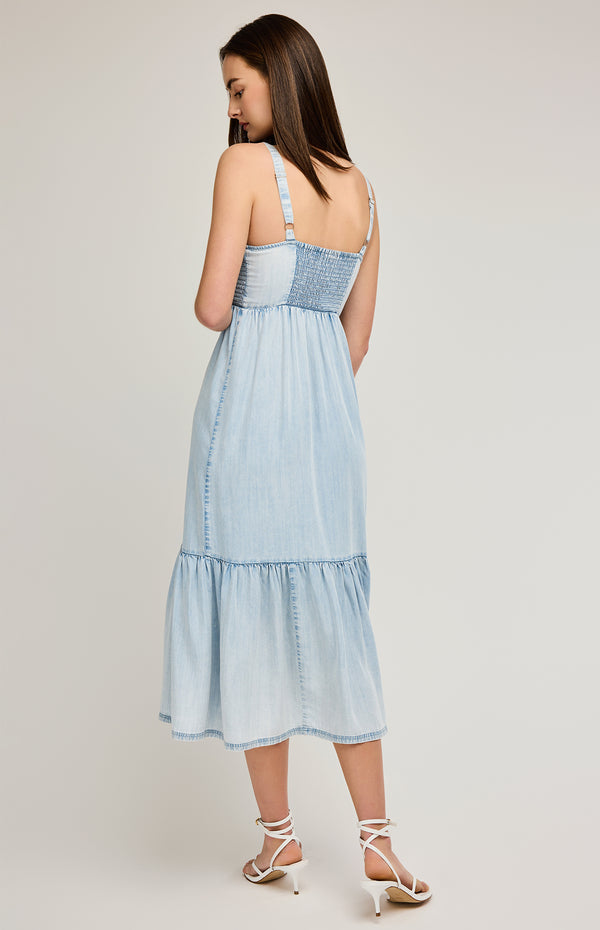 Nova Midi Dress I Light Blue