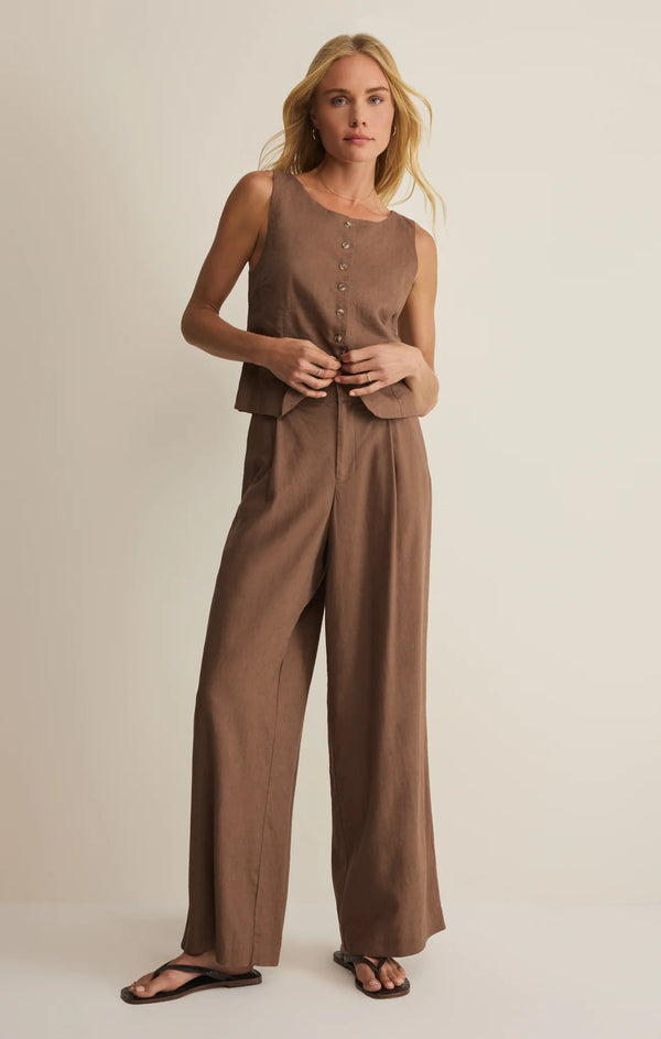 Overlook Linen Pant I Palo Santo