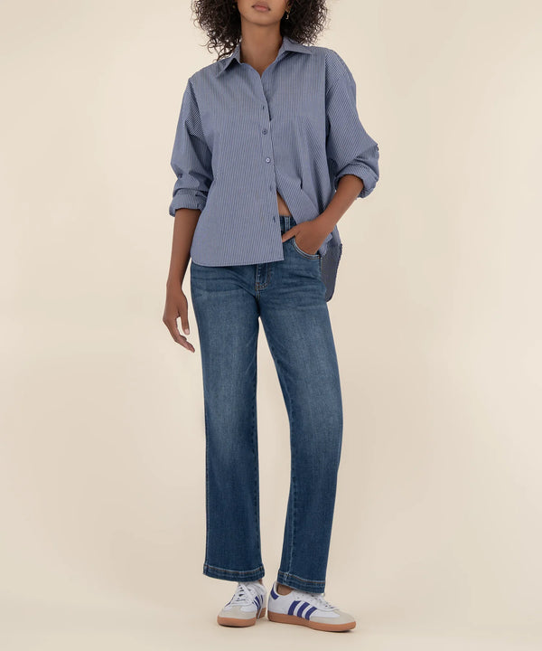 Pattie mid Rise Straight Leg I Razor
