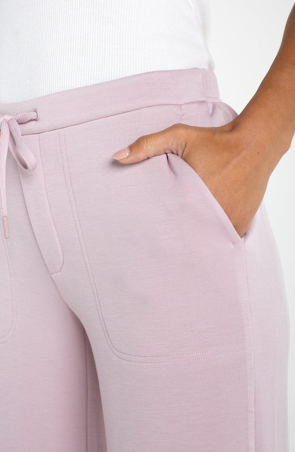 Paula Pull on Wide Leg Crop I Lilac Shadow