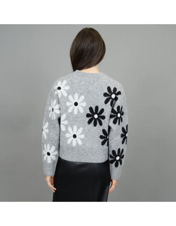 Daisy Crew Neck Pullover