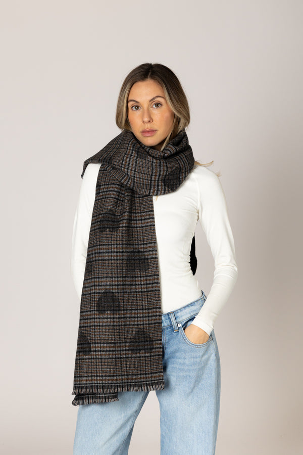 Lyla & Luxe Love Hearts Scarf