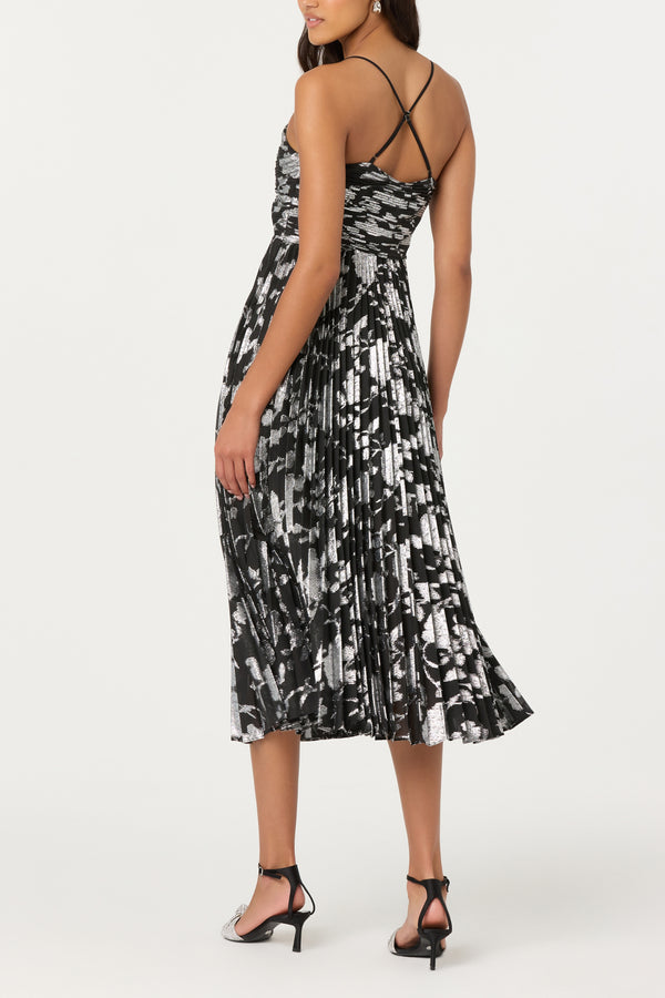 Saoirse Dress I Black Silver