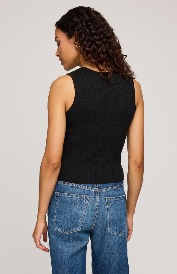 Skye Knit Top I Black