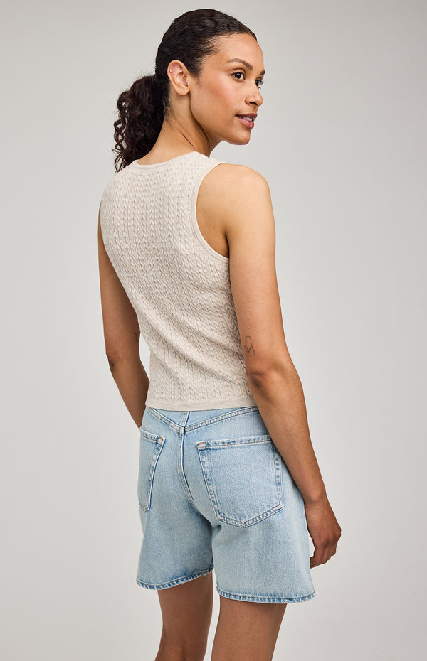 Skye Knit Top I Heather Oat