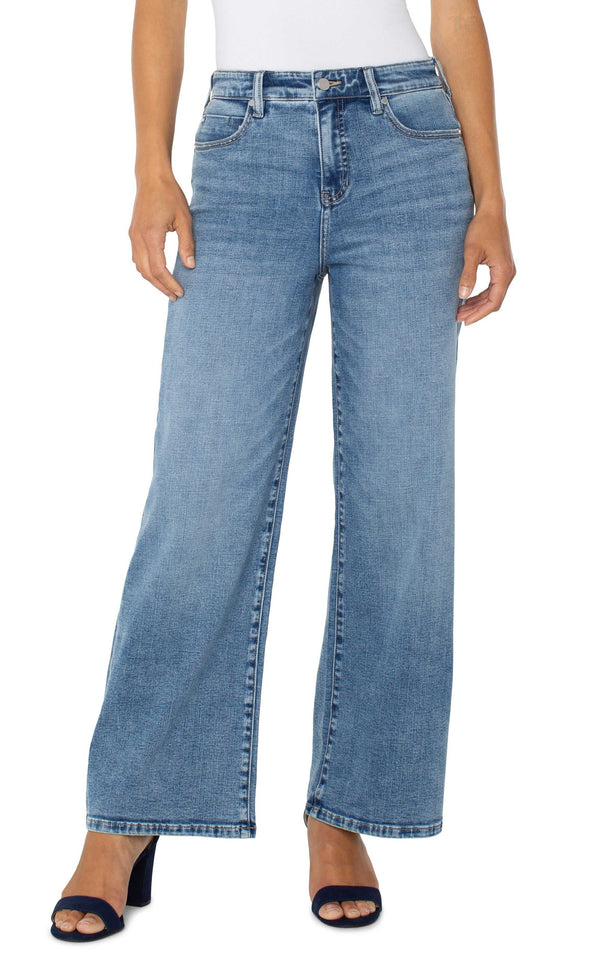 Stride High Rise Wide Leg I Carbon Canyon