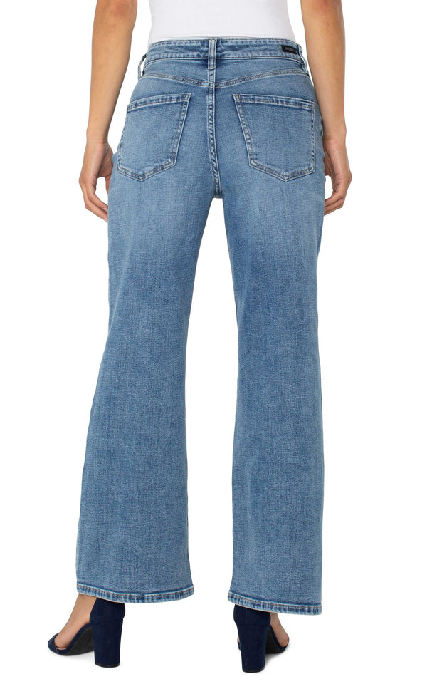 Stride High Rise Wide Leg I Carbon Canyon