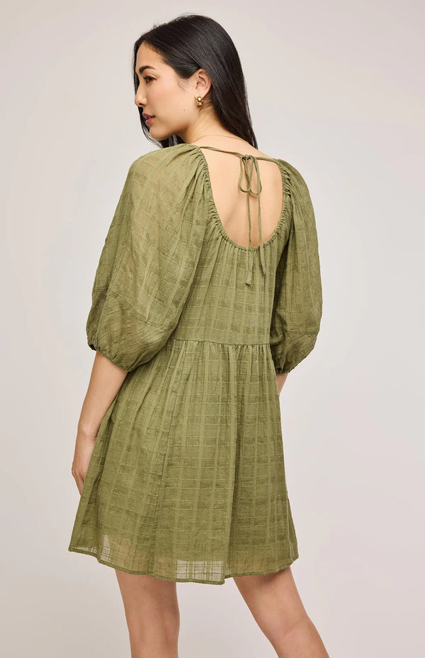 Tallulah Baby doll Dress I Matcha