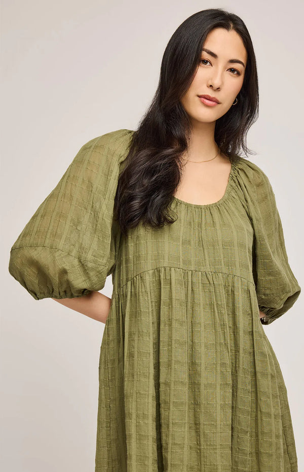 Tallulah Baby doll Dress I Matcha