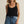 Load image into Gallery viewer, Tate Lace Up Sweater Top I Black
