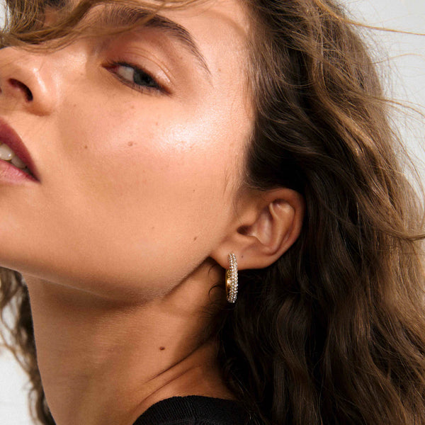 Tatum Large Hoops I Gold Plated