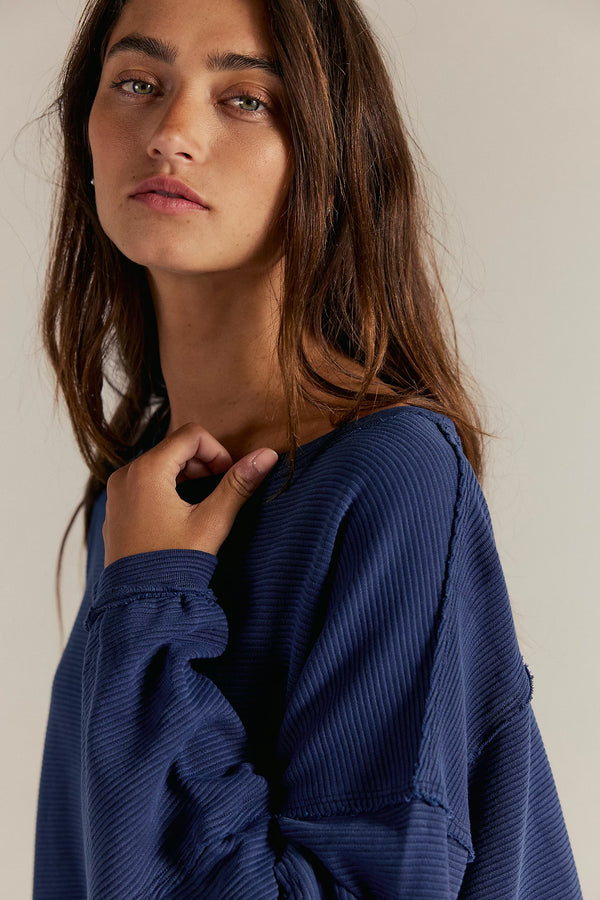 Total Eclipse Long Sleeve Tee I Deeper Iris