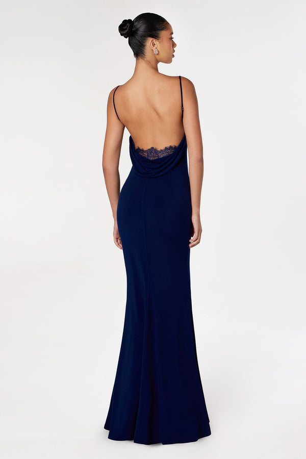 Shani Gown I Navy Blue