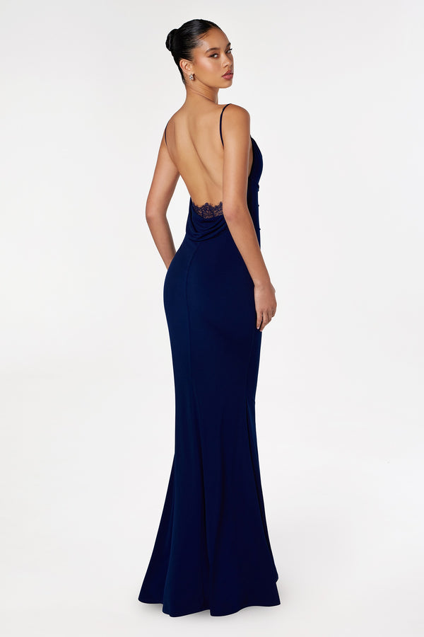 Shani Gown I Navy Blue