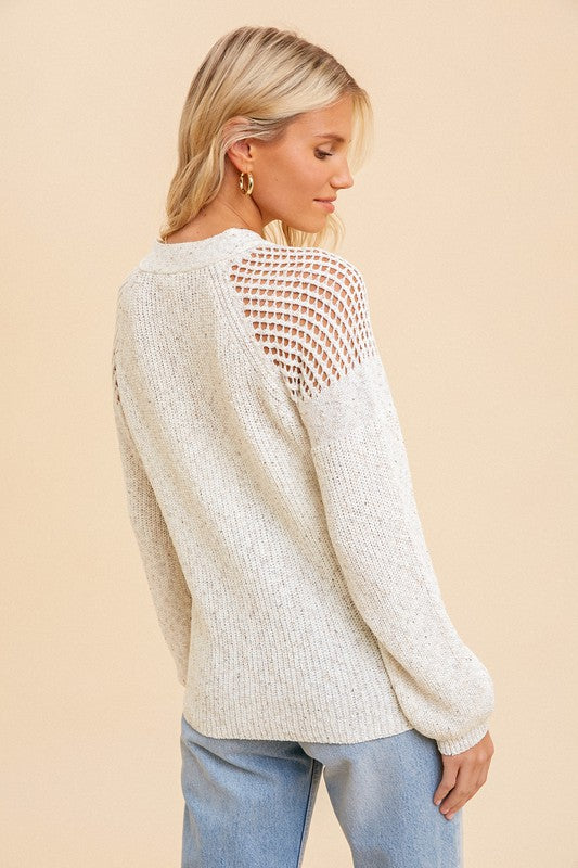 Crochet Shoulder Pullover