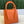 Load image into Gallery viewer, Leather Mini Shopper Bag | Tangerine
