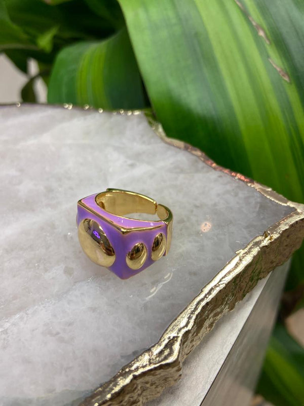 Chunky Ring | Purple
